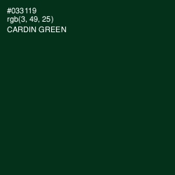 #033119 - Cardin Green Color Image
